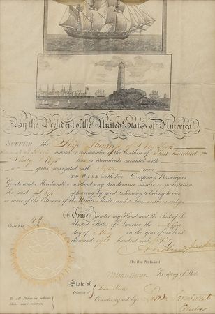 Lot #8 Andrew Jackson and Martin Van Buren Signed