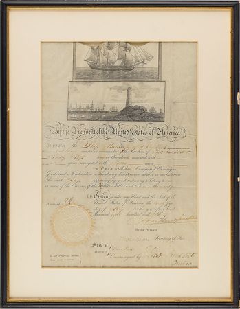 Lot #8 Andrew Jackson and Martin Van Buren Signed Document - Image 2
