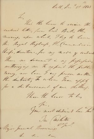 Lot #153 Guy Carleton, 1st Baron Dorchester - Image 1