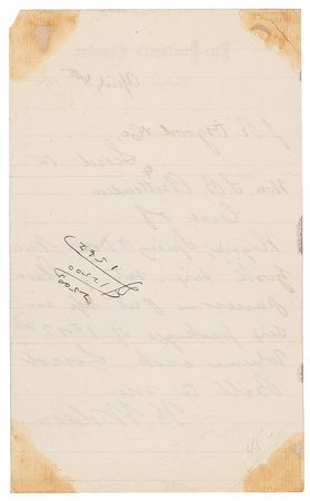 Lot #236 Henry Wilson Handwritten Letter Signed - Image 2