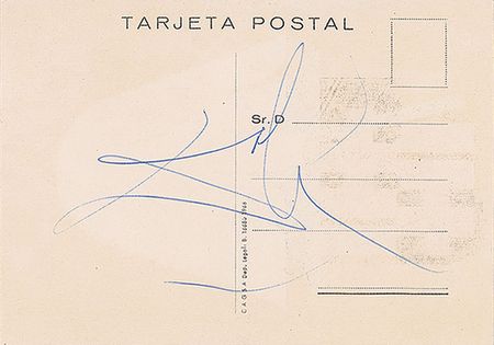 Lot #441 Salvador Dali Postcard - Image 1