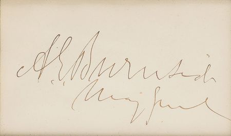Lot #265 Ambrose E. Burnside Signature - Image 2