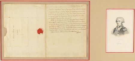 Lot #243 Marquis de Lafayette: Recommending a blacksmith-turned-soldier, Lafayette praises 