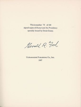 Lot #59 Gerald Ford Book - Image 2