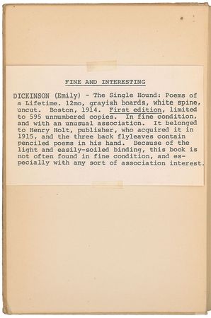 Lot #483 Emily Dickinson Book - Image 2