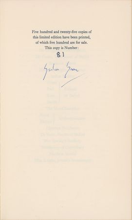 Lot #562 Graham Greene - Image 2
