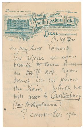 Lot #481 Joseph Conrad Handwritten Letter Signed - Image 1