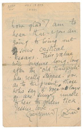 Lot #481 Joseph Conrad Handwritten Letter Signed - Image 2