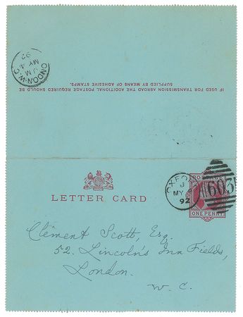 Lot #484 Charles L. Dodgson: Lewis Carroll writes to the controversial critic: 