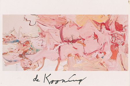 Lot #442 Willem de Kooning Postcard - Image 1