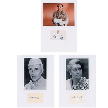 Lot #191 Indian Leaders Group Lot - Image 1