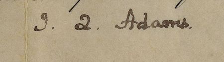 Lot #6 John Quincy Adams Signed Document - Image 2
