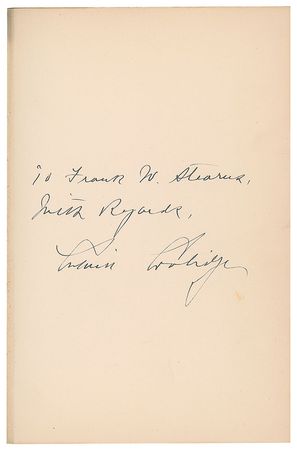 Lot #27 Calvin Coolidge: Coolidge biography inscribed to a fellow Amherst College alum - Image 2