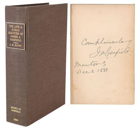 Lot #20 James A. Garfield: Signed by