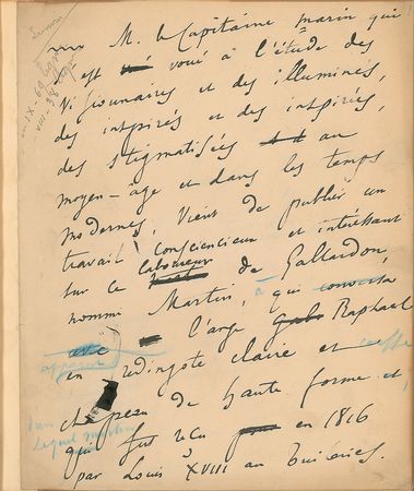 Lot #490 Anatole France Signed Manuscript - Image 4