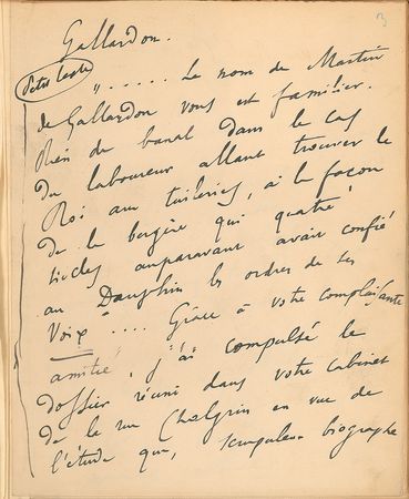 Lot #490 Anatole France Signed Manuscript - Image 5