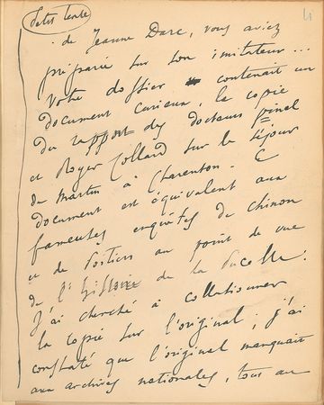 Lot #490 Anatole France Signed Manuscript - Image 6