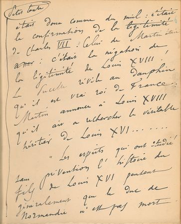 Lot #490 Anatole France Signed Manuscript - Image 7
