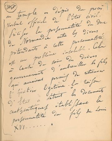 Lot #490 Anatole France Signed Manuscript - Image 8