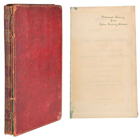 Lot #5 John Quincy Adams Book