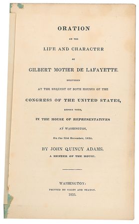 Lot #5 John Quincy Adams Book - Image 3