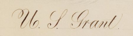 Lot #18 U. S. Grant Signed Document - Image 2