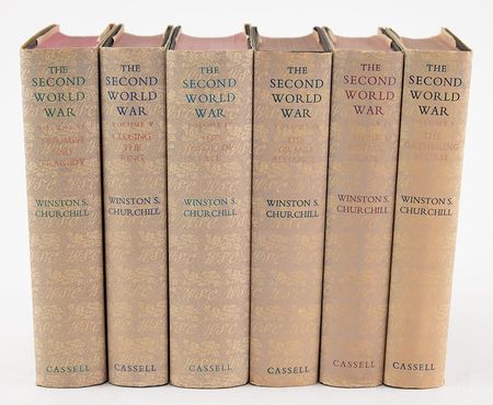Lot #122 Winston Churchill: Gorgeous first edition set of Churchill's six-volume account of World War II - Image 3