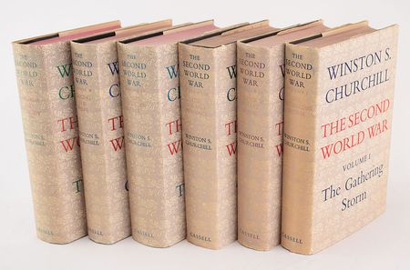 Lot #122 Winston Churchill: Gorgeous first edition set of Churchill's six-volume account of World War II - Image 4