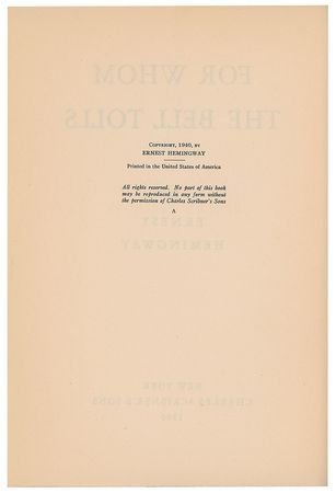 Lot #498 Ernest Hemingway Book - Image 3