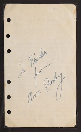 Lot #665 Elvis Presley Signature - Image 2