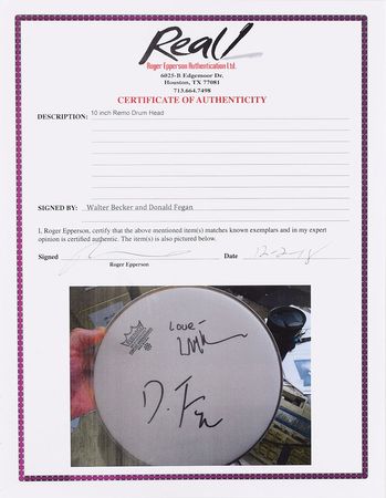 Lot #743 Steely Dan Drum Head - Image 3