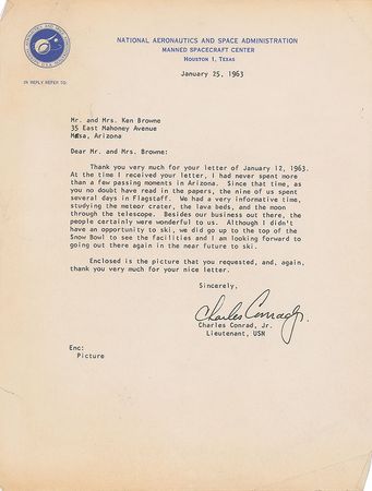 Lot #367 Charles Conrad Letters - Image 2