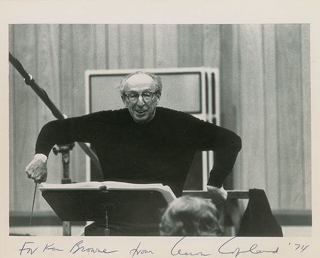 Lot #678 Aaron Copland Signed Photographs - Image 3