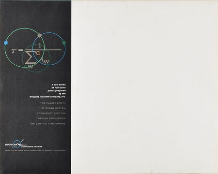 Lot #2700  Douglas Aircraft Company Earth and Solar System Prints - Image 3