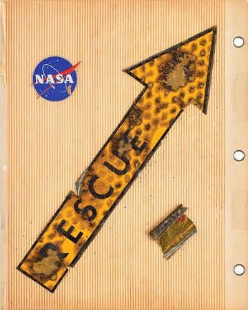 Lot #2320  Apollo 15 Flown Command Module Endeavour Rescue Arrow from Crew Hatch - Image 2