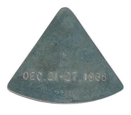 Lot #2256 Tom Stafford's Flown Apollo 8 Robbins Medallion - Image 2