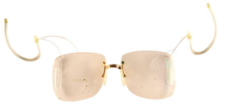 Lot #2573 Jeff Hoffman's STS-61 Flown Eyeglasses and Case - Image 1