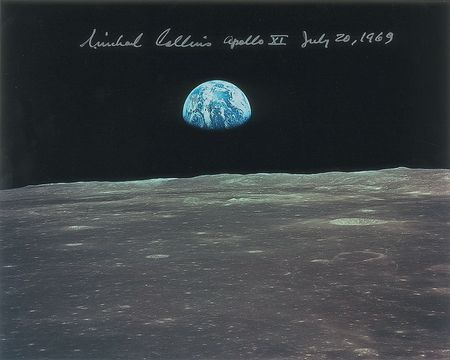 Lot #2396 Michael Collins Signed Photograph - Image 1