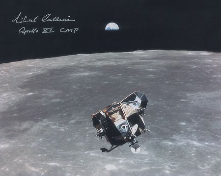 Lot #2397 Michael Collins Signed Photograph - Image 1