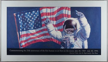 Lot #3262 Alan Bean Signed Poster - Image 2