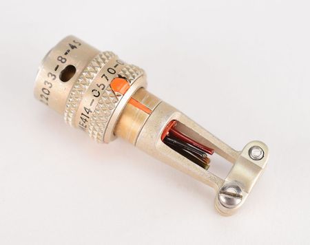 Lot #2215  Apollo 7 Flown DAC Cable Connector - Image 1