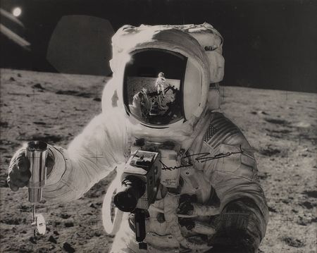Lot #2422 Alan Bean Signed Photograph - Image 1