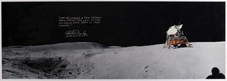 Lot #2490 Charlie Duke Signed Panoramic Photograph - Image 1
