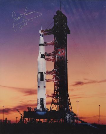 Lot #2453 James Lovell Signed Photograph - Image 1