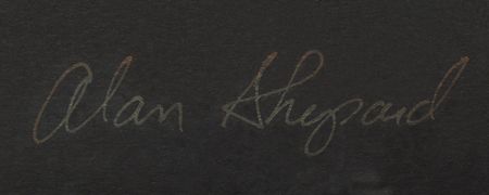 Lot #2466 Alan Shepard Signed Photograph - Image 3