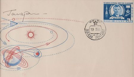 Lot #2546  Cosmonaut Signed Cover Display - Image 8