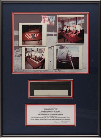 Lot #2286  Apollo 11 Unflown Flag Threads - Image 2