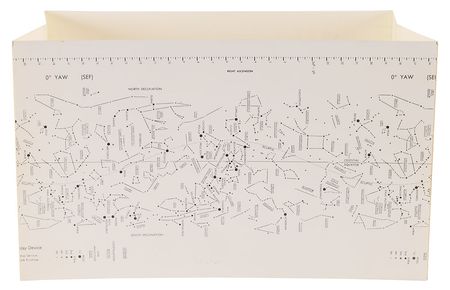 Lot #2182 Gordon Cooper's Training-Used Star Chart - Image 1