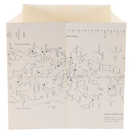 Lot #2182 Gordon Cooper's Training-Used Star Chart - Image 3