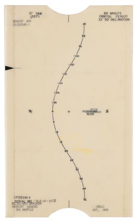 Lot #2182 Gordon Cooper's Training-Used Star Chart - Image 5